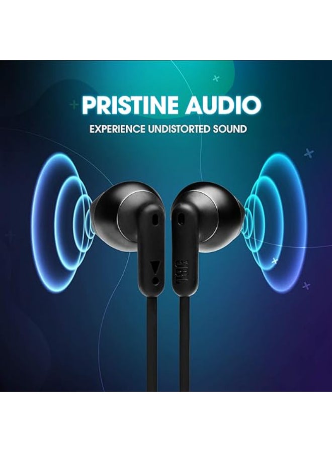 جي بي إل Renewed - Tune 215BT, 16 Hrs Playtime with Quick Charge, in Ear Bluetooth Wireless Earphones with Mic BLACK - Image 3