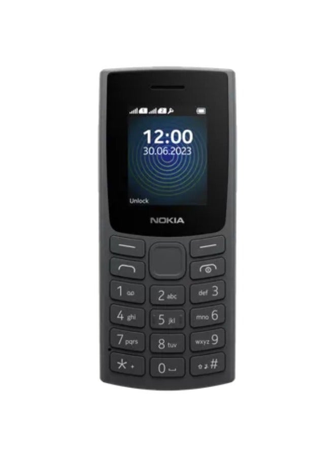 NOKIA Renewed - 110 Dual SIM Keypad Phone Charcoal - International Version - Image 2