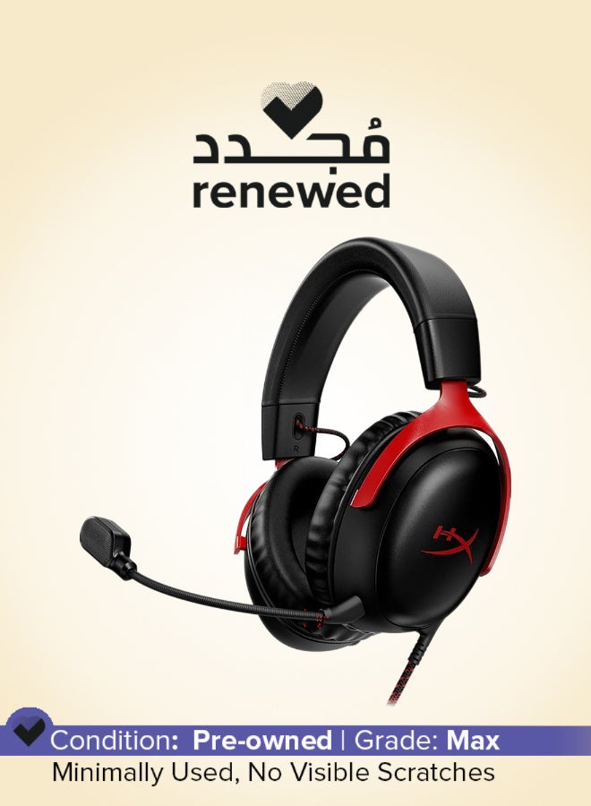 هايبركس Renewed - Cloud III Wired Over-Ear Gaming Headset For PS4/PS5/XOne/XSeries/NSwitch And PC - Image 1