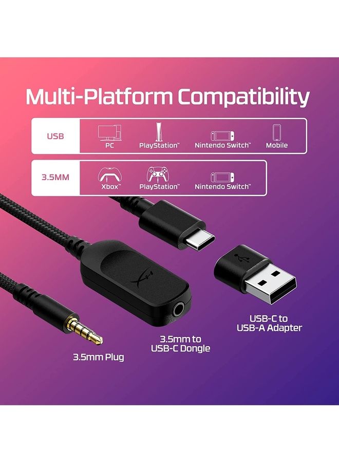 هايبركس Renewed - Cloud III Wired Over-Ear Gaming Headset For PS4/PS5/XOne/XSeries/NSwitch And PC - Image 5