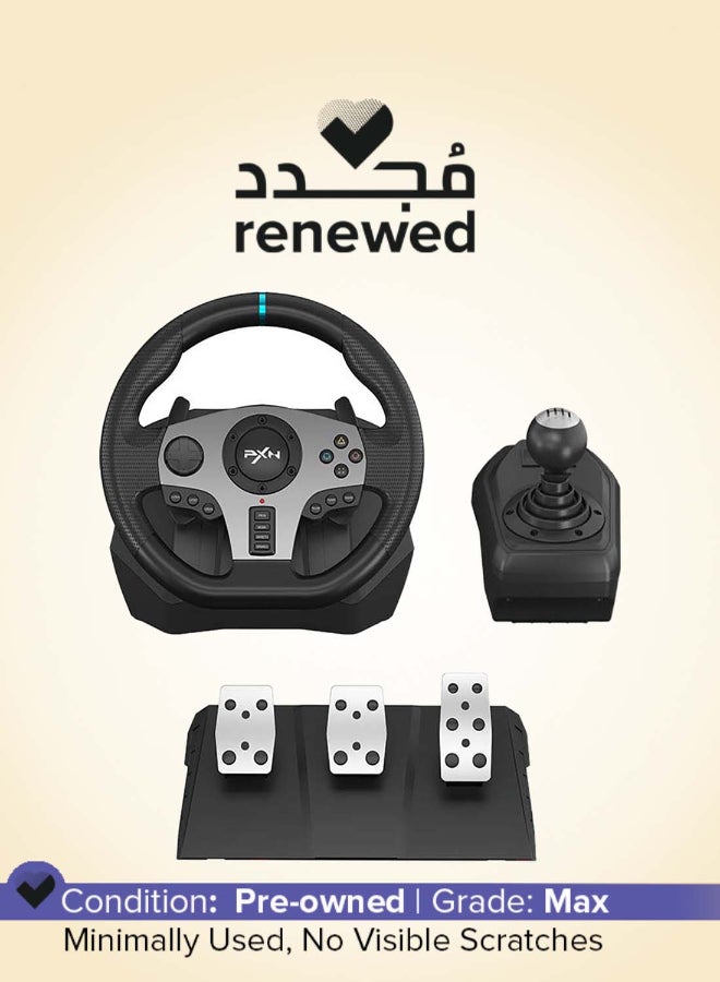 PXN Renewed - V9 Simracing Gaming Racing Wheel For Nintendo Switch/ Ps4/Ps3/Xbox One/Pc - Image 1