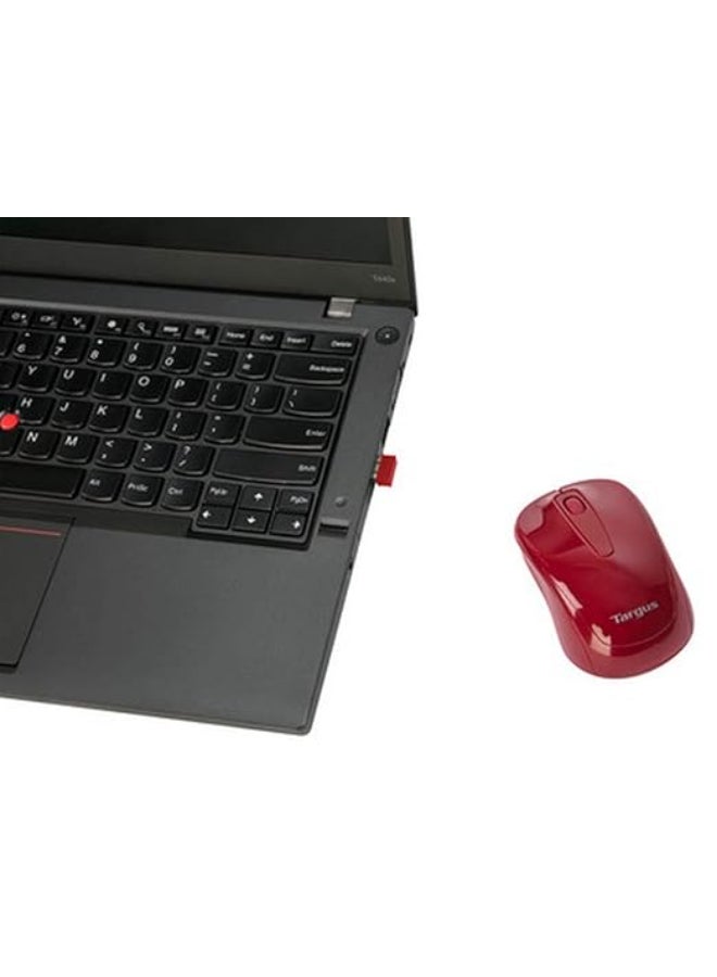 targus Renewed - W600 AMW60002AP Wireless Usb Optical Mouse RED - Image 2