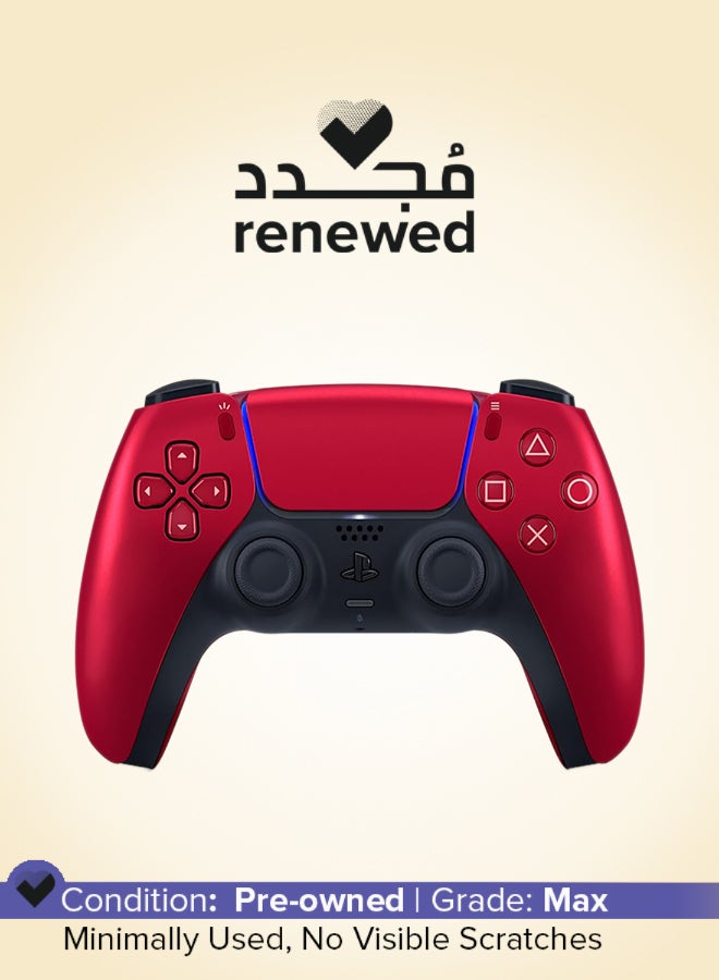 Sony Renewed - PlayStation 5 DualSense Wireless Controller - Volcanic Red - Image 1