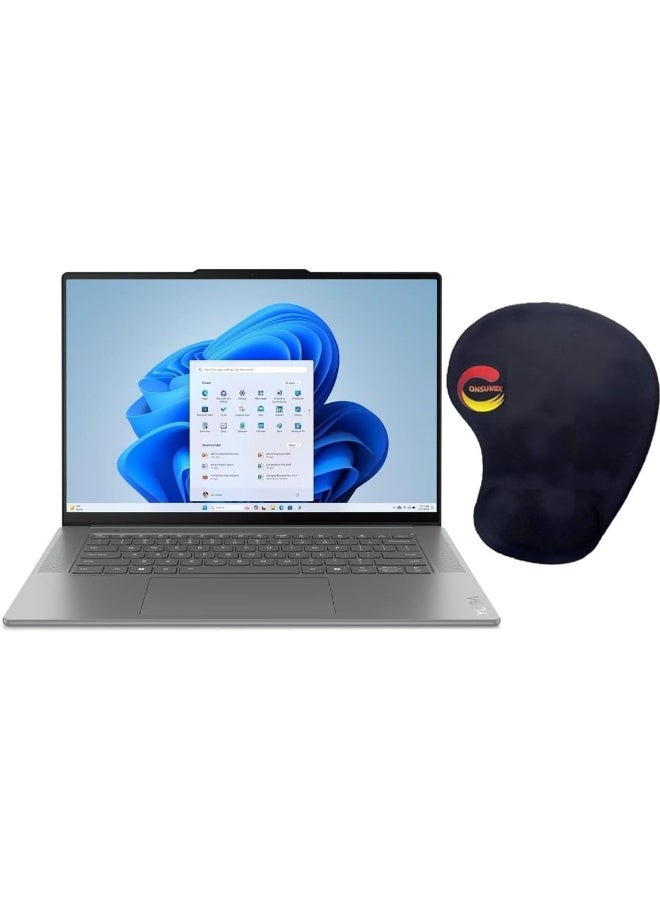 Lenovo (Upgraded Version) Yoga slim 7 Gaming Laptop With 15.3-Inch 2.8K Display,Core Ultra 7 Processor/32GB RAM/2TB SSD/Intel Arc Graphics/Windows 11 With (Consumix Mousepad) English Luna Grey English Luna Grey - Image 1