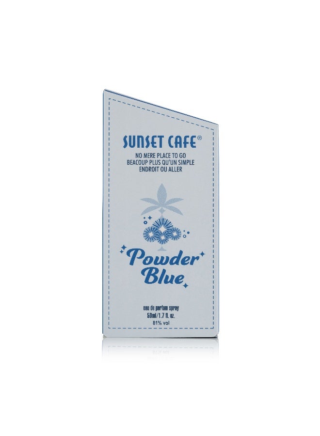 Sunset Cafe Sunset Café Powder Blue Eau de Perfume 50ml 50ml - Image 2