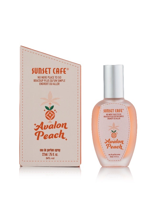 Sunset Cafe Sunset Café Avalon Peach Eau de Perfume 22ml 22ml - Image 1