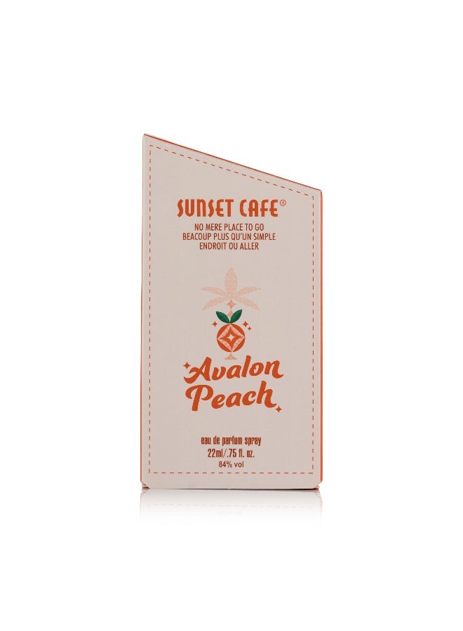 Sunset Cafe Sunset Café Avalon Peach Eau de Perfume 22ml 22ml - Image 2