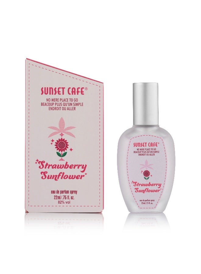 Sunset Cafe Sunset Café Strawberry Sunflower Eau de Perfume 22ml 22ml - Image 1