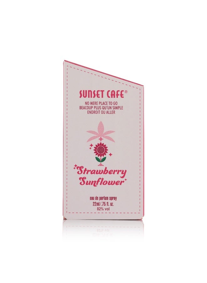 Sunset Cafe Sunset Café Strawberry Sunflower Eau de Perfume 22ml 22ml - Image 2