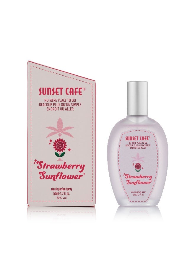 Sunset Cafe Sunset Café Strawberry Sunflower Eau de Perfume 50ml 50ml - Image 1