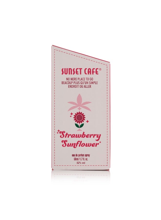 Sunset Cafe Sunset Café Strawberry Sunflower Eau de Perfume 50ml 50ml - Image 2