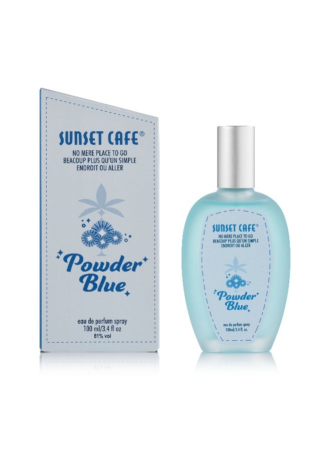 Sunset Cafe Sunset Café Powder Blue Eau de Perfume 100ml 100ml - Image 1