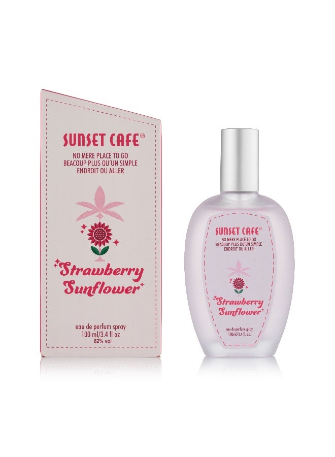 Sunset Cafe Sunset Café Strawberry Sunflower Eau de Perfume 100ml 100ml - Image 1