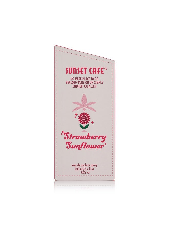 Sunset Cafe Sunset Café Strawberry Sunflower Eau de Perfume 100ml 100ml - Image 2