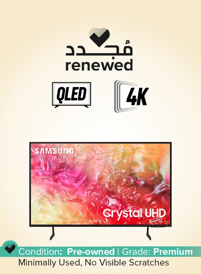 Samsung Renewed - Smart TV, Crystal UHD UA50DU7000 Black - Image 1