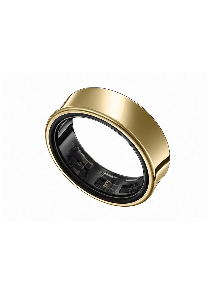 سامسونج Samsung Galaxy Ring Fitness Monitor Sleep Tracker AI Smart Ring Size 8 Titanium Gold - Image 1