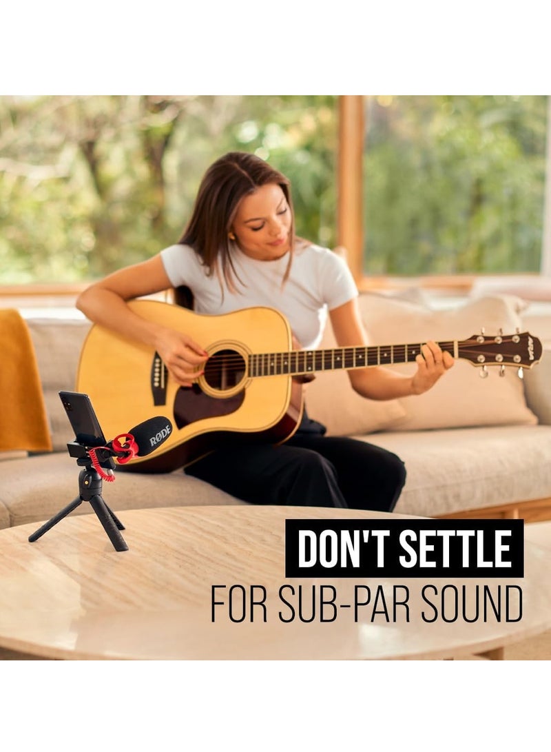 رود VideoMic GO II Ultra-compact On-camera Shotgun Microphone with both 3.5mm and USB Outputs for Filmmaking, Content Creation, Podcasting and Video Calls - Image 5