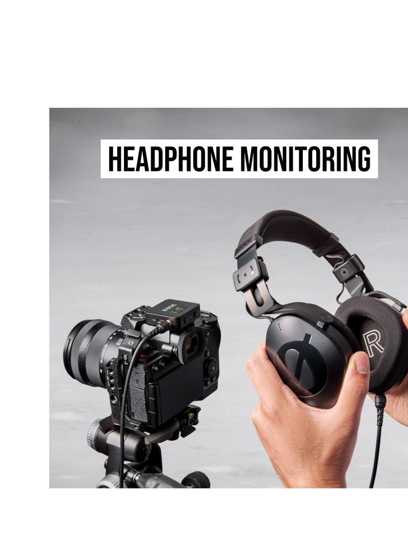 RODE Wireless GO (Gen 3) – Compact Wireless Mic – Pristine Audio, 32-bit Float Recording, Automatic Level Control, for Phones, Cameras and Computers - Image 5