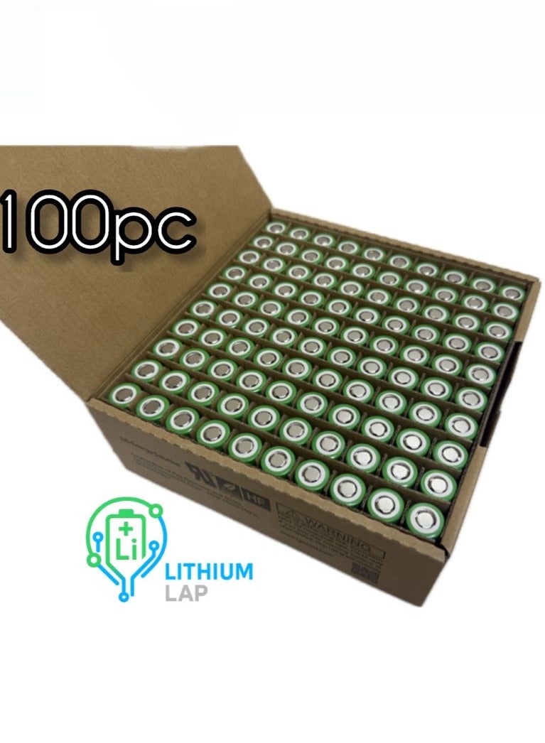 LG 3500 mAh 100PCS LG Original Lithium-Ion Battery 18650 3500mAh INR18650MJ1 – Bulk Pack 100 - Image 1