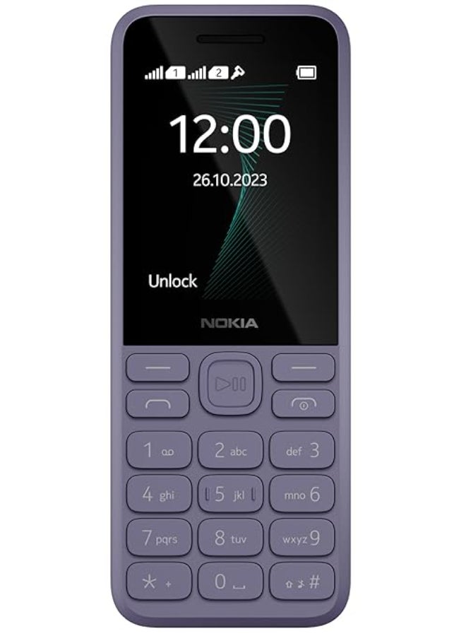 NOKIA Renewed - 130 Music Built-in Powerful Loud Speaker Keypad Phone - Purple - Image 2