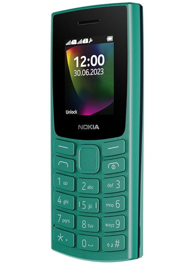 NOKIA Renewed - 106 Single SIM Keypad Phone - Green - Image 5