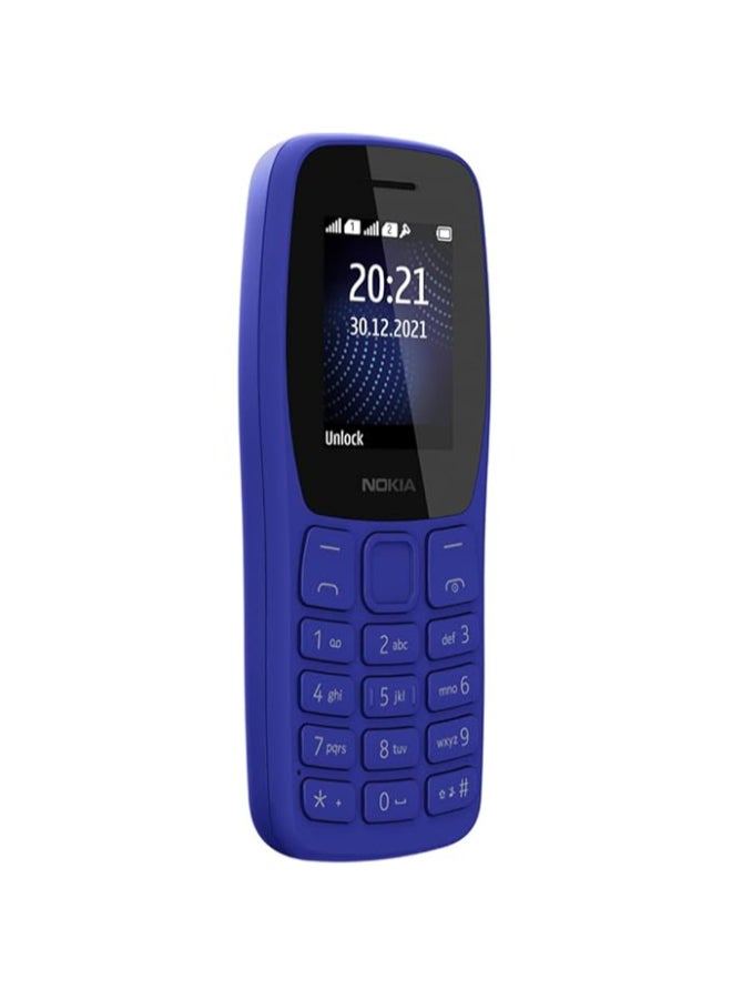 NOKIA Renewed - 105 Dual SIM Keypad Mobile Phone - Blue - Image 3