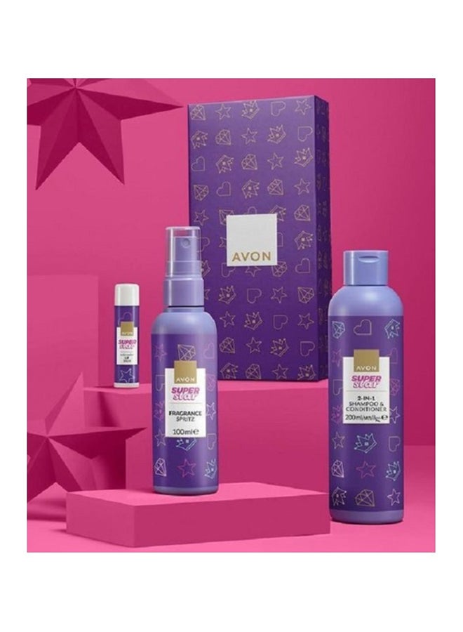 AVON Kids' Superstar Three Piece Gift Set for Girls purple - Image 2