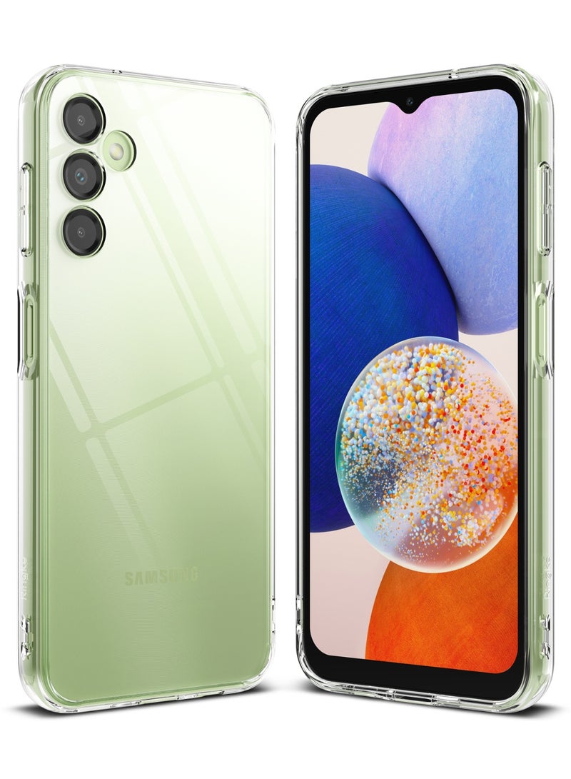 Ringke Fusion Case Compatible with Samsung Galaxy A14 5G Case (2023), Anti-Yellowing Clear Cover with Shockproof Hard Back Protection Clear - Image 1