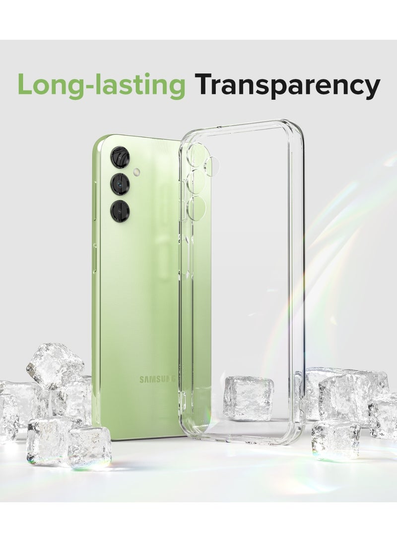 Ringke Fusion Case Compatible with Samsung Galaxy A14 5G Case (2023), Anti-Yellowing Clear Cover with Shockproof Hard Back Protection Clear - Image 4