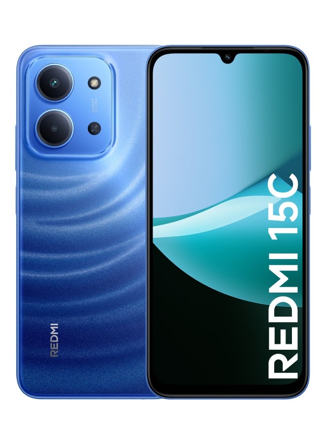 Xiaomi Redmi 15C Dual SIM Moonlight Blue 8GB RAM 256GB 4G - Middle East Version - Image 1