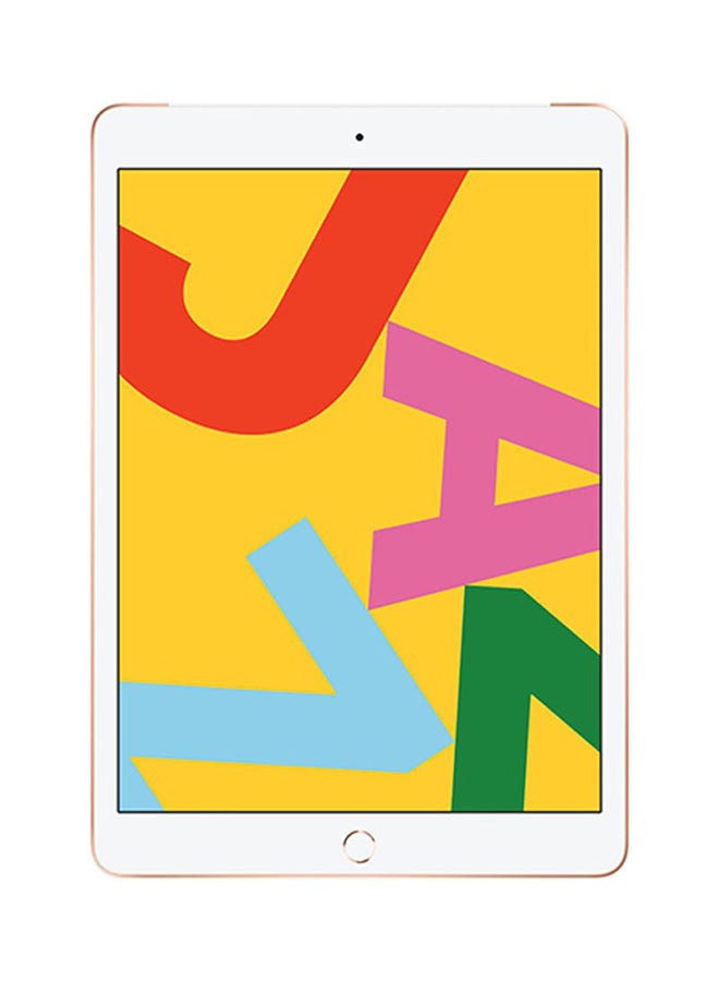 ابل  Renewed - iPad 2019 (7th Gen) 10.2-Inch 32GB Wi-Fi Gold - International Version - Image 2