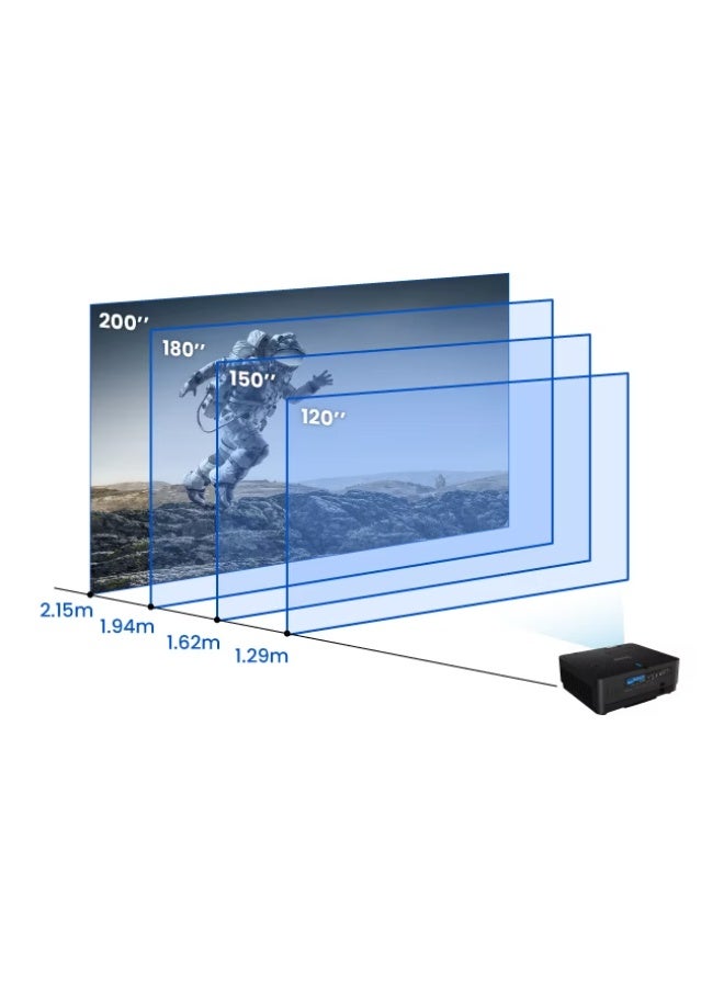 BenQ LU960ST2 5200 Lumens WUXGA Short Throw Laser Installation Projector with 0.5:1 Throw Ratio, Lens Shift, HDR10 Support, and 92% Rec.709 for Simulation and Professional AV Environments LU960ST2 BLACK - Image 4