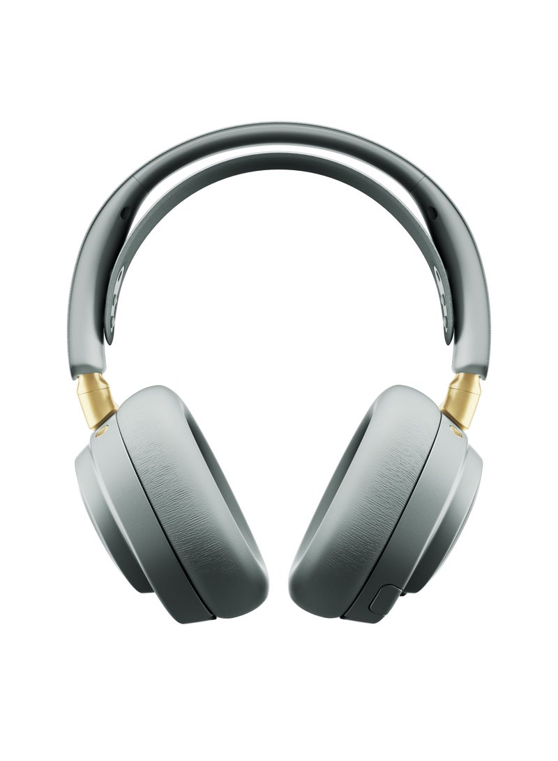 ستيل سيريز أركتيس نوفا إلت - سماعة ألعاب لاسلكية عالية الدقة - 96 كيلو هرتز/24 بت - مكبرات صوت من ألياف الكربون - إلغاء الضوضاء النشط - رفض الضوضاء بالذكاء الاصطناعي - تطبيق - 2.4 جيجاهرتز + بلوتوث - مزيج متعدد المصادر؛ أومني بلاي للكمبيوتر الشخصي + بلاي ستيشن + إكس بوكس - حكيم وذهبي - Image 3