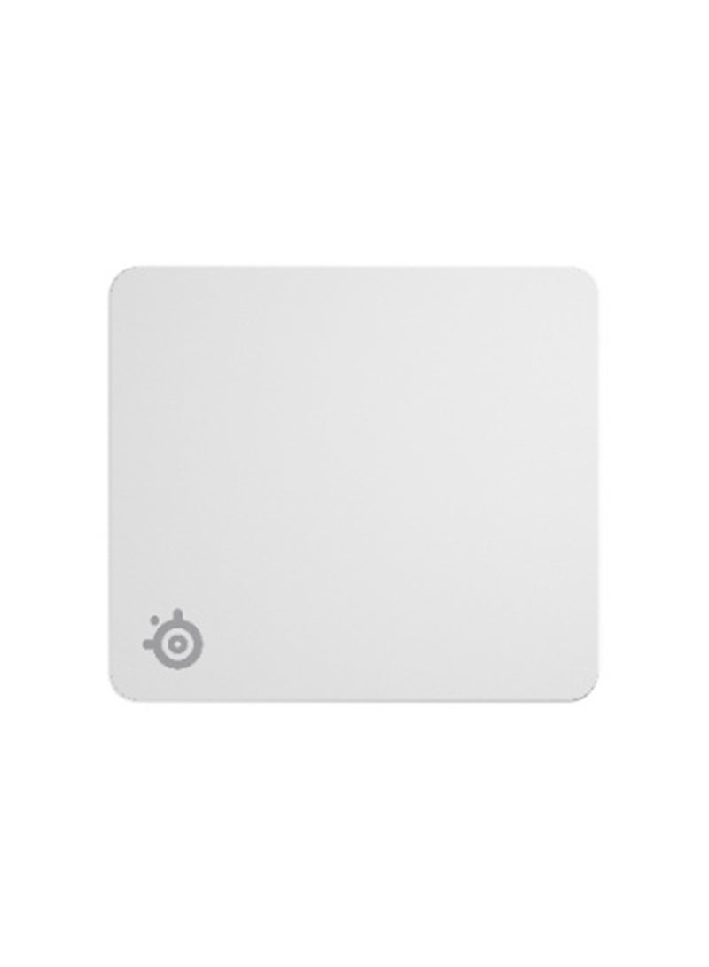 SteelSeries QcK Mousepad, Large (450 x 400 x 2 mm) Size, Legendary Micro-Woven Cloth, Non-Slip Rubber Base, White | 63464 - Image 1