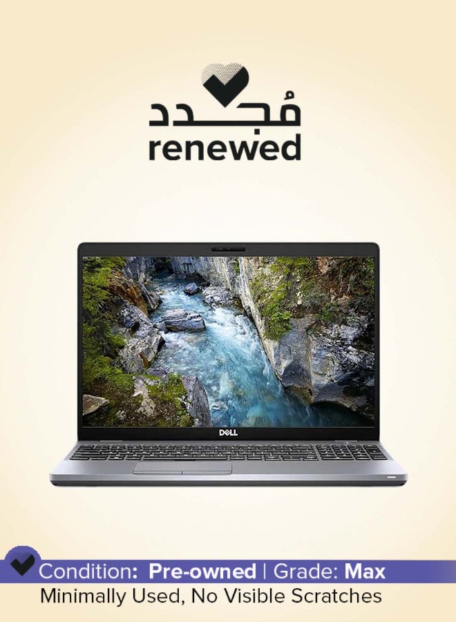 DELL Renewed - Precision 3550 Business Laptop With 15.6-Inch FHD Display, Intel Core i7 Processor/10th Gen/Quad Core/16GB RAM/512GB SSD/2GB Nvidia Quadro P520 Graphics/Windows 10 Pro English silver - Image 1