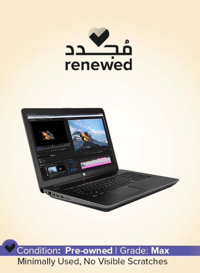 HP Renewed - ZBook 15 G3 Business Laptop With 15.6-Inch FHD Display, Intel Core i7-6th Gen/Quad Core/16GB RAM/512GB SSD/AMD Radeon R9 M375X/Windows 10 Pro English GREY - Image 1