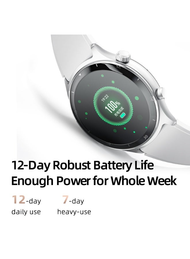 كيو سي واي ساعة QCY Active GT الذكية – 120+ رياضة، صحة على مدار 24/7، مكالمات ذكية، بطارية لمدة 12 يوم، مقاومة للماء حتى 3ATM - Image 2
