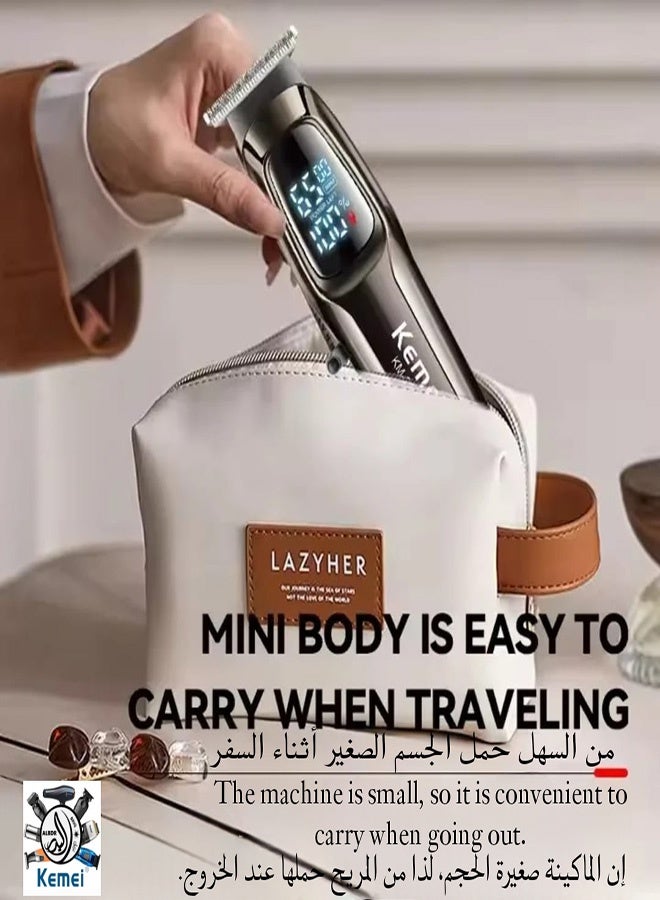 كيمي KM-2273 ماكينة حلاقة شعر احترافية مع شاشة رقمية (الإصدار السعودي) - Image 2