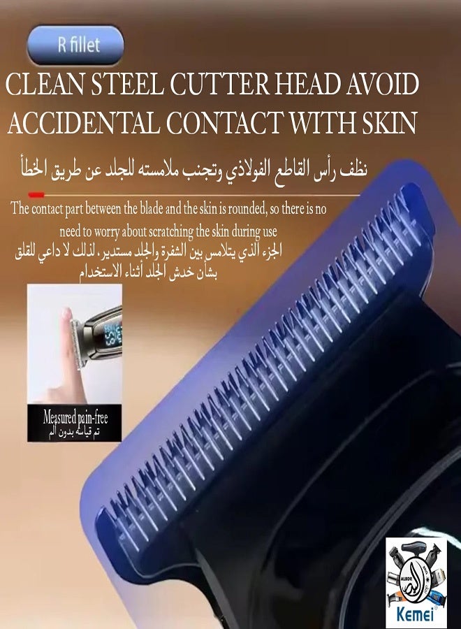 كيمي KM-2273 ماكينة حلاقة شعر احترافية مع شاشة رقمية (الإصدار السعودي) - Image 3