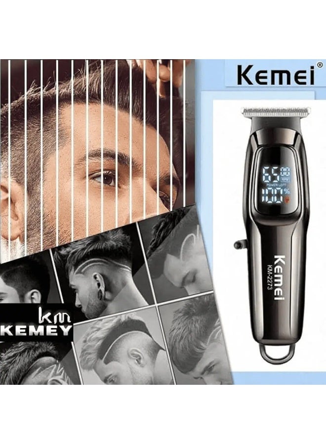 كيمي KM-2273 ماكينة حلاقة شعر احترافية مع شاشة رقمية (الإصدار السعودي) - Image 4