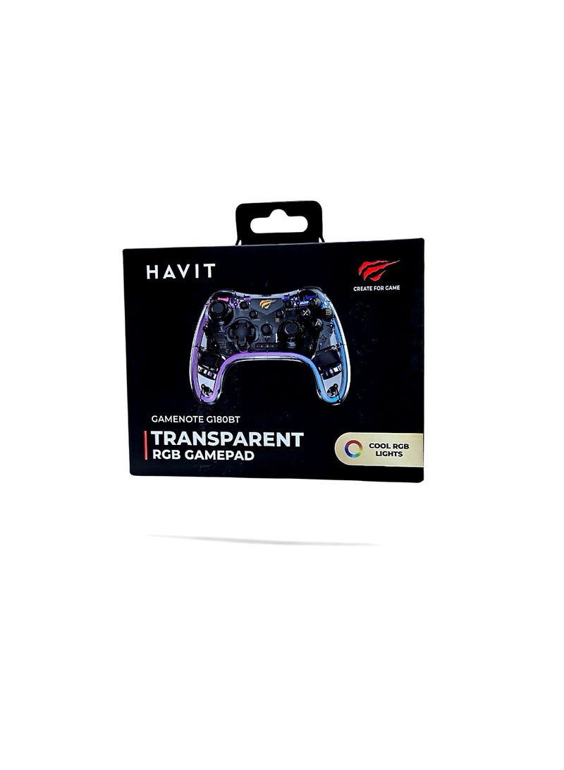 havit RGB Game Console – LED Backlit Gaming System with Wireless Controllers, Built-in Games, 4K HD Output, High-Performance Entertainment Console for Kids & Adults - Image 2