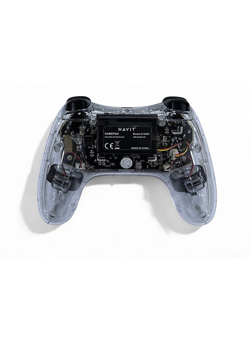 havit RGB Game Console – LED Backlit Gaming System with Wireless Controllers, Built-in Games, 4K HD Output, High-Performance Entertainment Console for Kids & Adults - Image 4