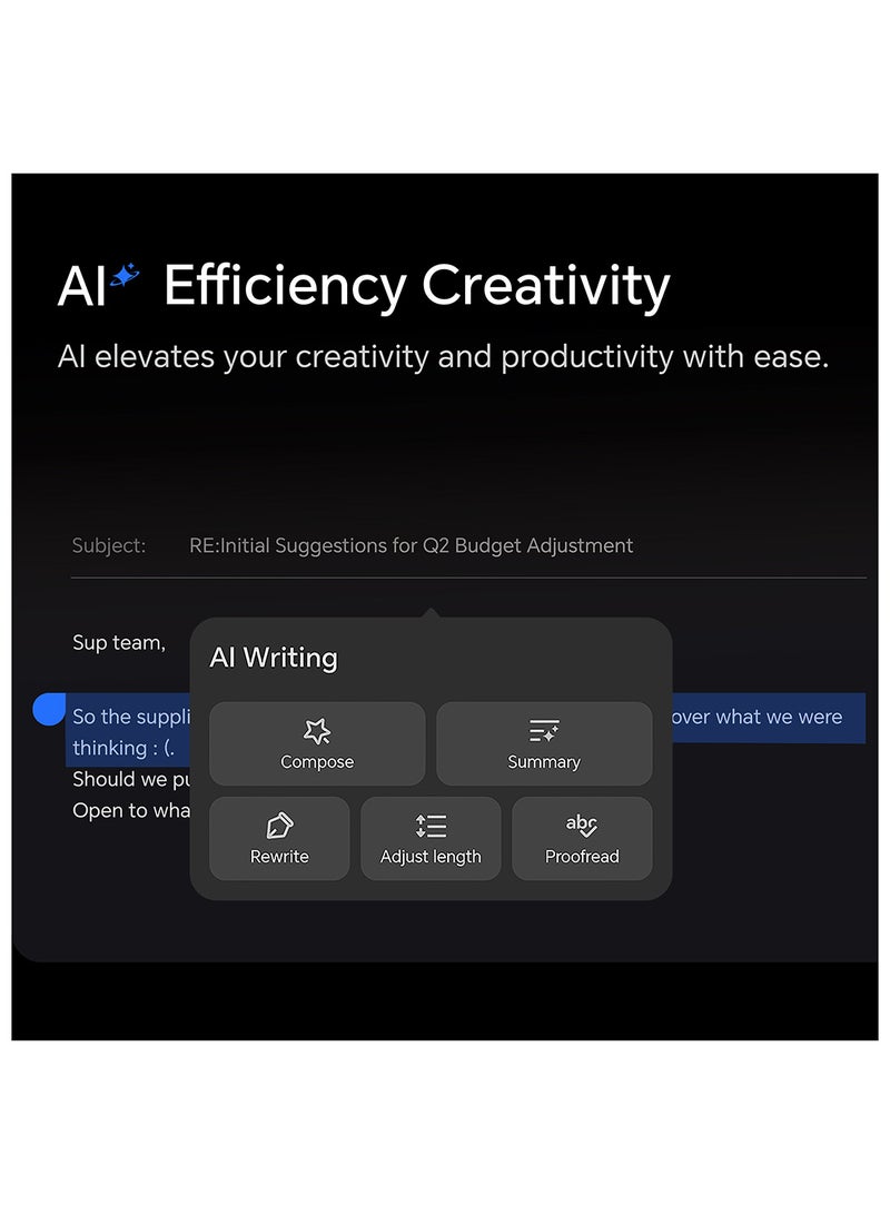 Honor Magic Pad 3 13.3 Inch Tablet Wi-Fi Gray 16GB RAM  512GB With Inbox Smart Bluetooth Keyboard & Magic Pencil - Middle East Version - Image 2