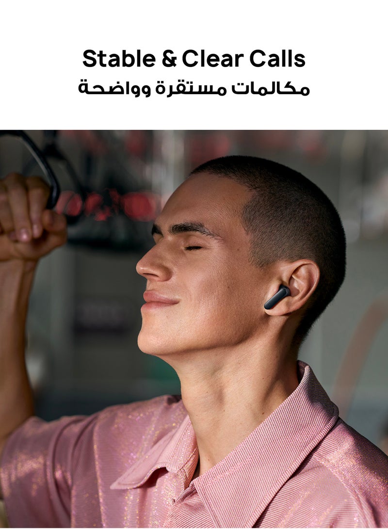 هواوي FreeBuds 7i Wireless Bluetooth Earbuds, Intelligent Active Noise Cancellation 4.0, Unlimited Spatial Audio,  iOS and Android, Stable Clear Calls, Fast Charging White - Image 3