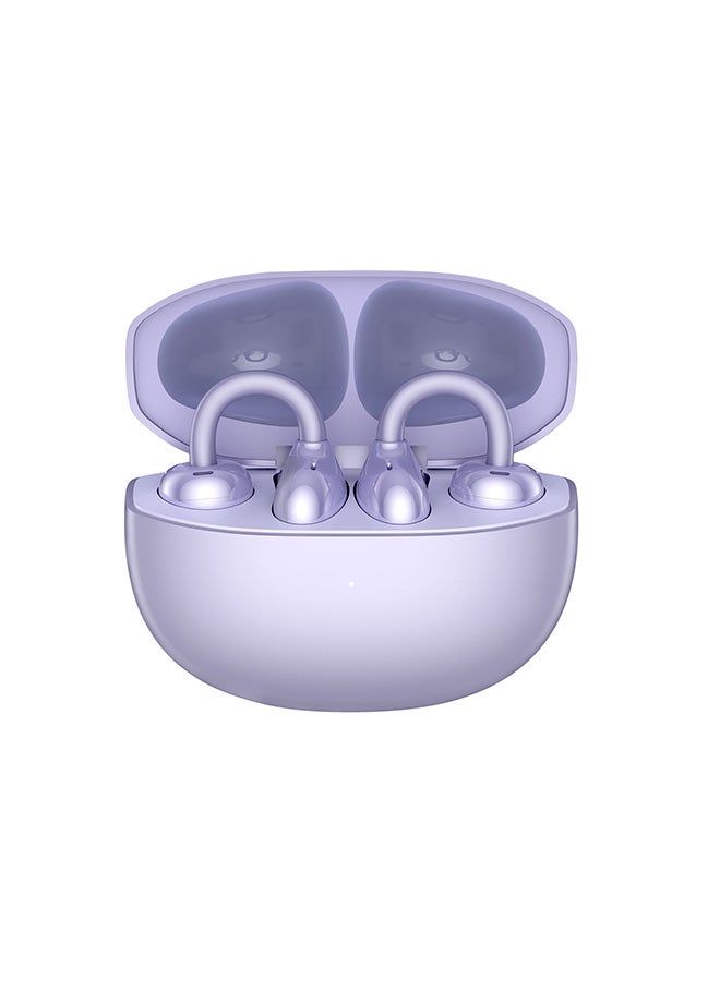 Honor Choice Earbuds CLIP 2 Wireless Earphones, Open-Ear Bluetooth Earbuds, Feather-Like Wearing, 36 Hour Long Battery Life (2025 Model) Purple Purple - Image 1