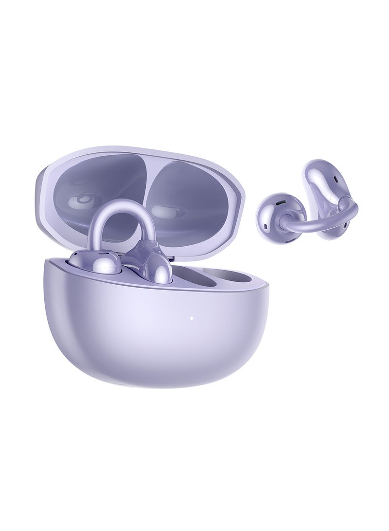 Honor Choice Earbuds CLIP 2 Wireless Earphones, Open-Ear Bluetooth Earbuds, Feather-Like Wearing, 36 Hour Long Battery Life (2025 Model) Purple Purple - Image 3