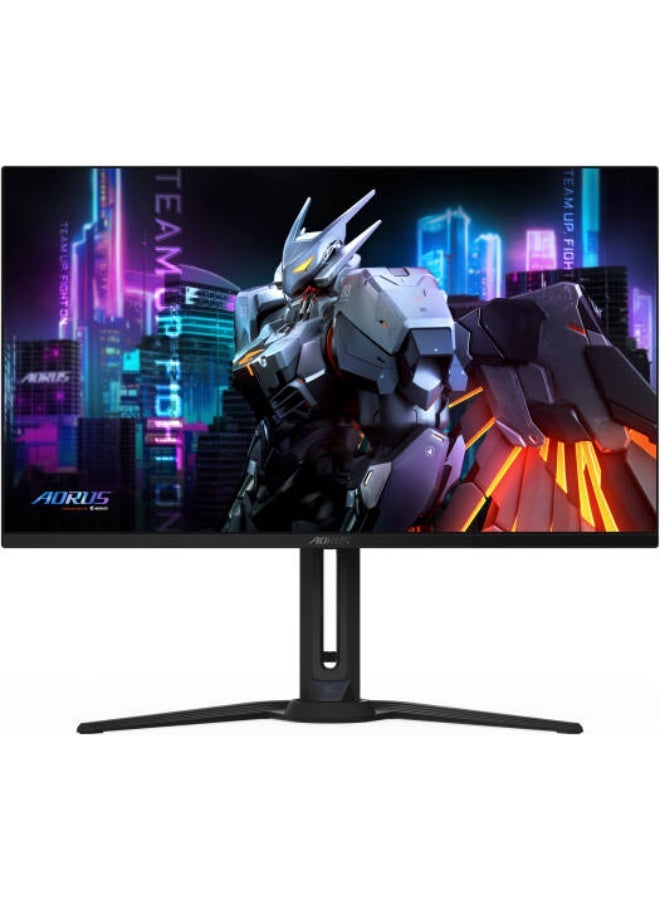 GIGABYTE Aorus FO32U2 Gaming Monitor, 32" 4K UHD OLED Display, 240Hz Refresh Rate, 0.03ms (GtG) Response Time, Tactical Switch, Black Equalizer 2.0, 6 Axis Color Control, Black | FO32U2-EK black - Image 1