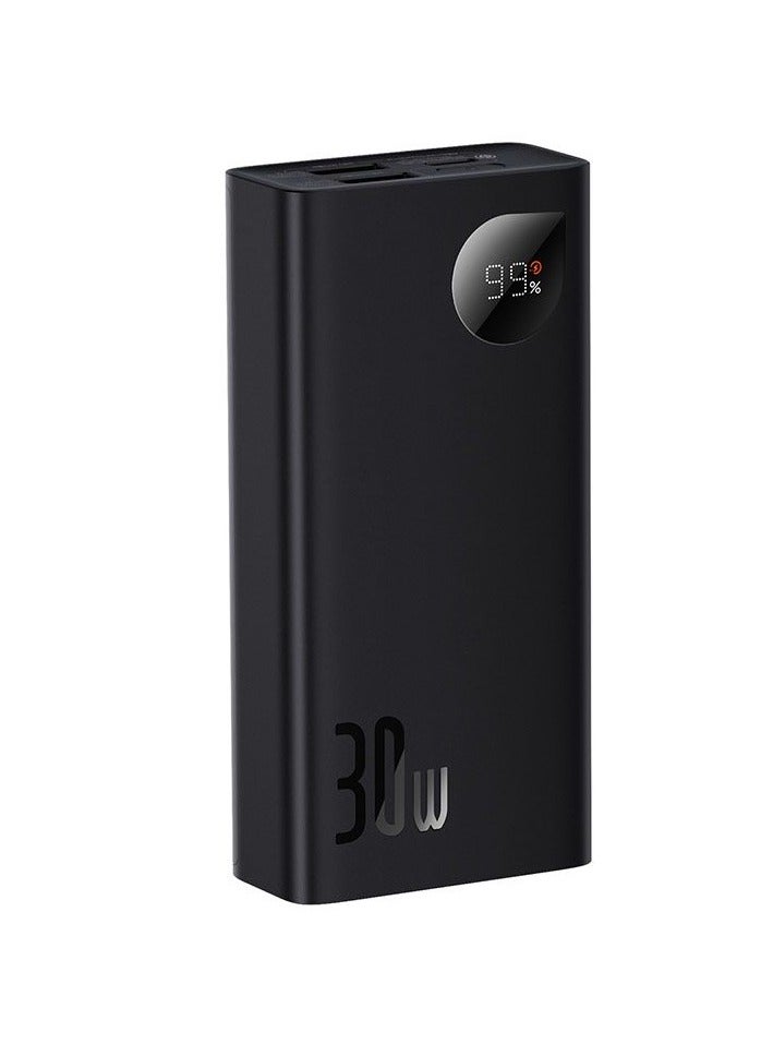 Baseus Adaman2 Digital Display Power Bank 10000mAh - 2xUSB, USB-C, 30W black - Image 2
