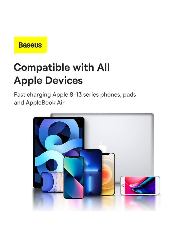 Baseus Power Bank Adaman Metal Digital Display Fast charge C+U+U (with C+C cable 50cm 60W(20V/3A) 30W, 20000 mAh black - Image 5