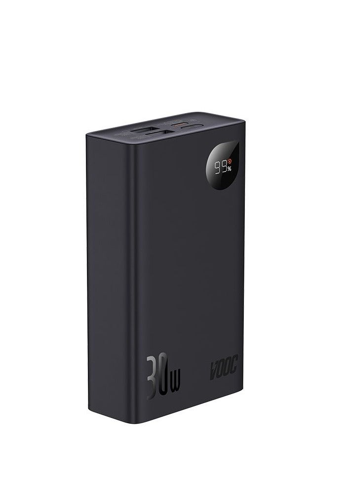 Baseus 20000mAh 30W Adaman2 Digital Display Fast Charge Power Bank with cable USB to Type-C black - Image 2